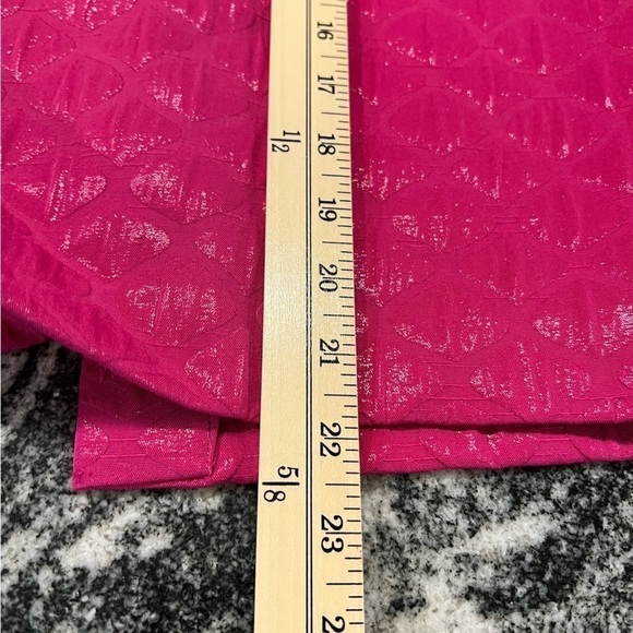 BANANA REPUBLIC raspberry pink textured short cotton skirt - Picture 9 of 16